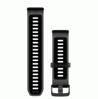 Quick Release Bands - 22 mm - Translucent black/black with slate hardware - For Forerunner 570 - 010-11251-AT - Garmin